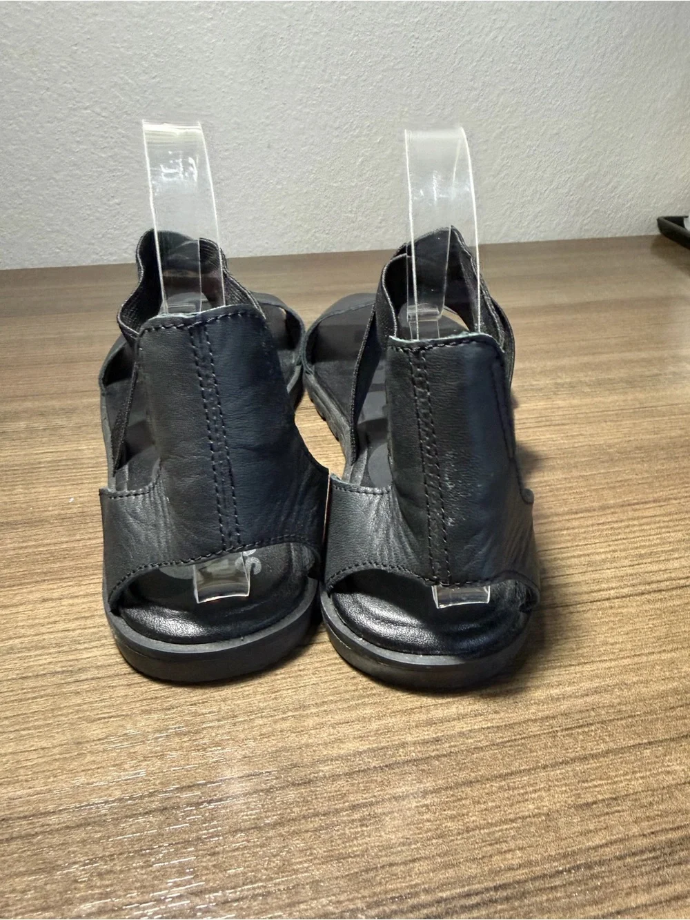 Sorel Ella II Sandal in Black Leather